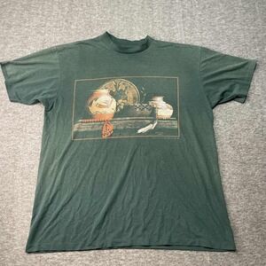 Vintage 3D Emblem Shirt Men XL Graphic Tee Nature‎ USA T Shirt